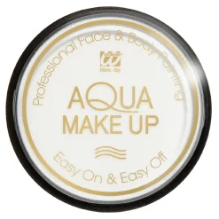 NEU Profi-Aqua-Schminke auf Wasserbasis, für Karneval, Kinderschminken & Theater, 10 ml, Weiß