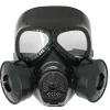 NEU PVC-Gasmaske, schwarz, größenverstellbar