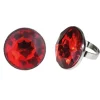NEU Ring mit rotem Edelstein, silber-rot