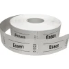 NEU Rollen-Gutscheine / Wertmarken Aufdruck Essen, 1000 perforierte Abrisse, weiß
