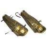 NEU Rüstung Beinschützer Römer, gold, 15,5 x 7 x 42 cm