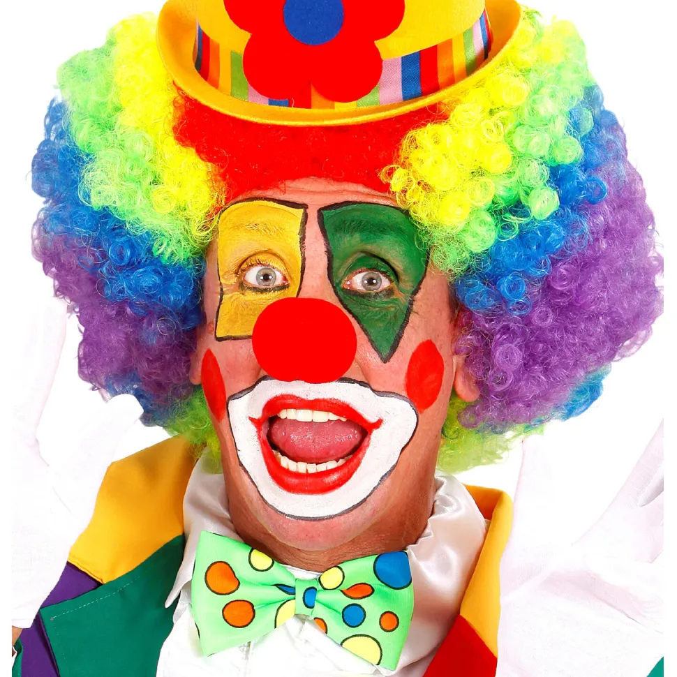 NEU Schminkset Clown, mit 4 Schminkstiften, Make-Up und Pinsel