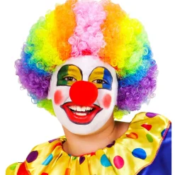 NEU Schminkset Clown, mit 4 Schminkstiften, Make-Up und Pinsel