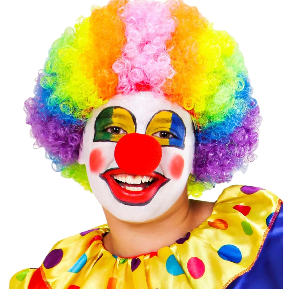 NEU Schminkset Clown, mit 4 Schminkstiften, Make-Up und Pinsel