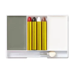 NEU Schminkset Vampir, mit 4 Schminkstiften, Make-Up und Pinsel