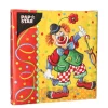 NEU Servietten Clown, 3-lagig, 33 x 33 cm, 20 Stück