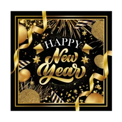NEU Servietten Happy New Year, 33x33cm, 20 Stück