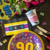 NEU Servietten 90s-Party Kassette, 20 Stück, 20 x 11cm