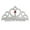 NEU Set Diademe für Prinzessinen, 4 Stück, silber
