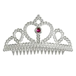 NEU Set Diademe für Prinzessinen, 4 Stück, silber