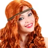 NEU Stirnband / Haarreif Charleston 20er-Jahre Cabaret Stirnband, Farbe: schwarz-gold