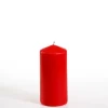 NEU Stumpenkerze, Höhe 13 cm, Ø 6 cm, Farbe: Rot