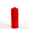 NEU Stumpenkerze, Höhe 16,5 cm, Ø 6 cm, Farbe: Rot
