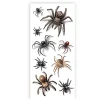 NEU Temporäres Tattoo Halloween Spinnen, 14x30cm