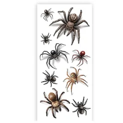 NEU Temporäres Tattoo Halloween Spinnen, 14x30cm