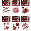NEU Temporäres Tattoo Halloween Horror, sortierte Modelle, 1 Stück