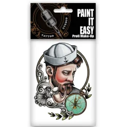 NEU Temporäres Tattoo-Motiv Reality, 10,5 x 14,8cm, Maritim Matrose
