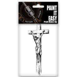 NEU Temporäres Tattoo-Motiv Reality, 10,5 x 14,8cm, Prison Jesus am Kreuz