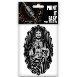 NEU Temporäres Tattoo-Motiv Reality, 10,5 x 14,8cm, Prison Bild Jesus