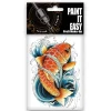 NEU Temporäres Tattoo-Motiv Reality, 10,5 x 14,8cm, Vintage Koi