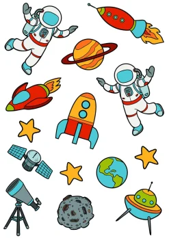 NEU Temporäres Tattoo-Motiv, 10,5 x 14,8cm, Kids Space