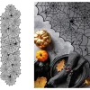 NEU Tischläufer Halloween Spinnen aus Stoff, ca. 45x183cm
