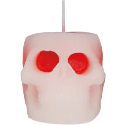 NEU Totenkopf-Kerze mit Blut, ca. 6cm