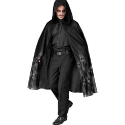 NEU Umhang Halloween Geister, mit Kapuze, schwarz, 120cm