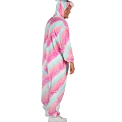 NEU Unisex-Kostüm Plüsch-Overall Einhorn, bunt, Gr. XS-S