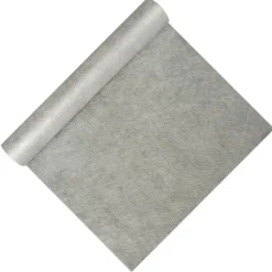 NEU Vlies-Tischläufer Soft Selection, 4,8 m x 40 cm, Silber