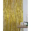 NEU Vorhang Lametta Laser Beam gold, 2m lang - 1m breit