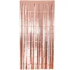 NEU Vorhang Lametta matt rosè-gold, 2m lang - 1m breit