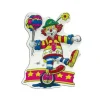 NEU Wand-Deko Clown, Einrad, 1 Stk. ca. 47cm