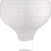 Papierlampion Heißluftballon Weiß, 40 x 30 cm, 1 Stück
