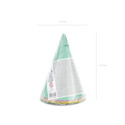 Partyhüte Happy Birthday / Geburtstag – Farbig sortiert – 16 cm – 6 Stück
