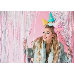 Partyhüte Happy Birthday / Geburtstag – Farbig sortiert – 16 cm – 6 Stück