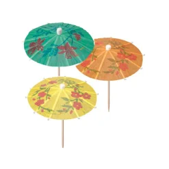 Party Picker Asia Schirmchen, 6 Stück, 10 cm
