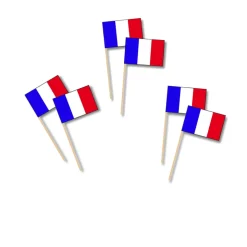 Party-Picker Frankreich, 5 cm, 50 Stück