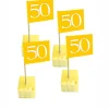 Party-Picker 50 Jahre, gold, 50 Stk.