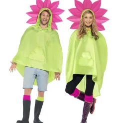 Party-Poncho, Blume, Einheitsgröße, 1 Stück