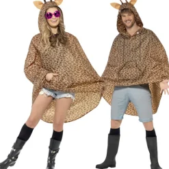 Party-Poncho, Giraffe, Einheitsgröße, 1 Stück