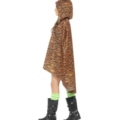 Party-Poncho, Tiger, Einheitsgröße, 1 Stück