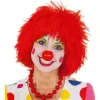 Perücke Clown, rot