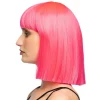 Perücke Damen Djamilla, Longbob, Premium-Qualität, Pink