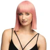 Perücke Damen Djamilla, Longbob, Premium-Qualität, Lachs