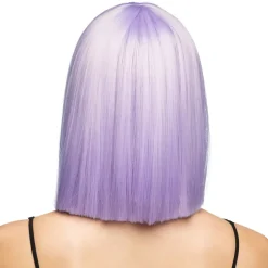 Perücke Damen Djamilla, Longbob, Premium-Qualität, Lila