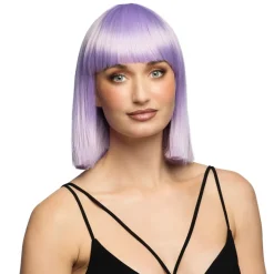 Perücke Damen Djamilla, Longbob, Premium-Qualität, Lila