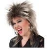 Perücke Damen 80er Punk meliert Kimberly, braun-blond