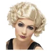 Perücke Damen Kurzhaar Bob Pagenkopf mit Wassenwelle, Charlston 20er, Flirty Flapper, blond
