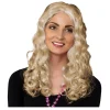 Perücke Damen Langhaar Mittelscheitel leicht gelockt, blond